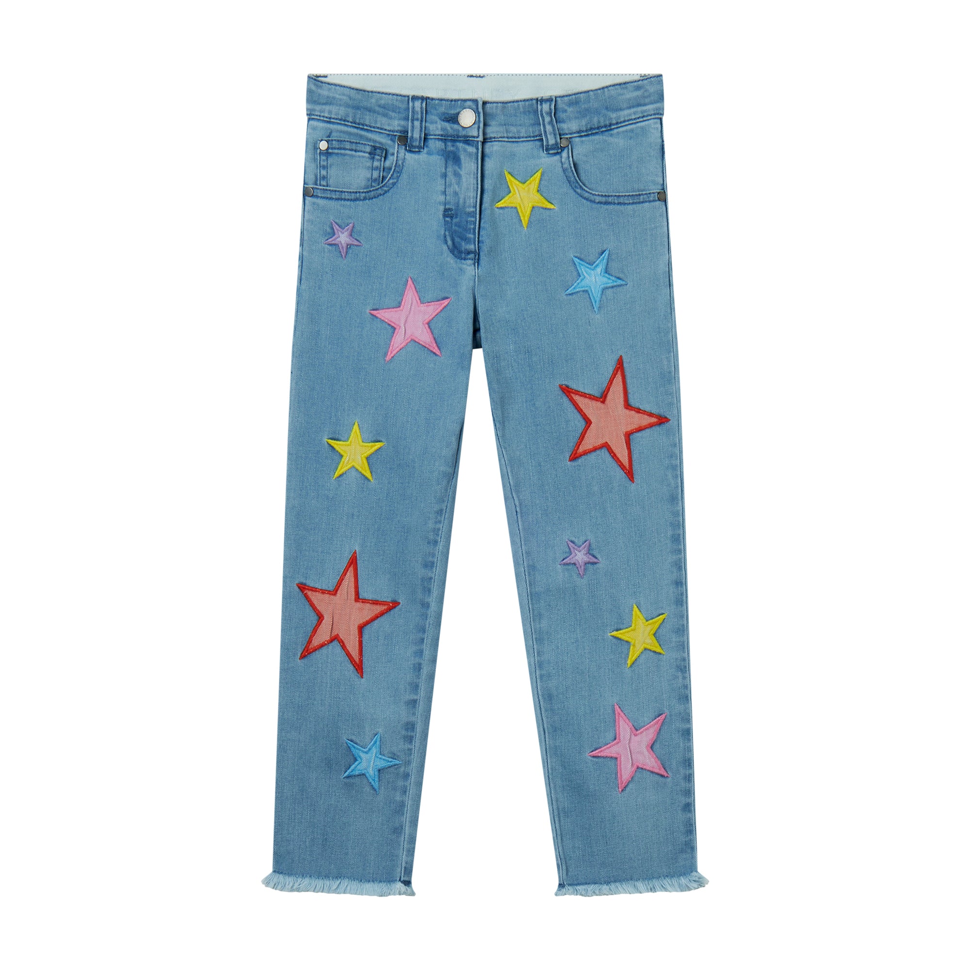 Stella McCartney Kids Girls Denim Star Jeans Stella McCartney Kids Girls Denim Star Jeans