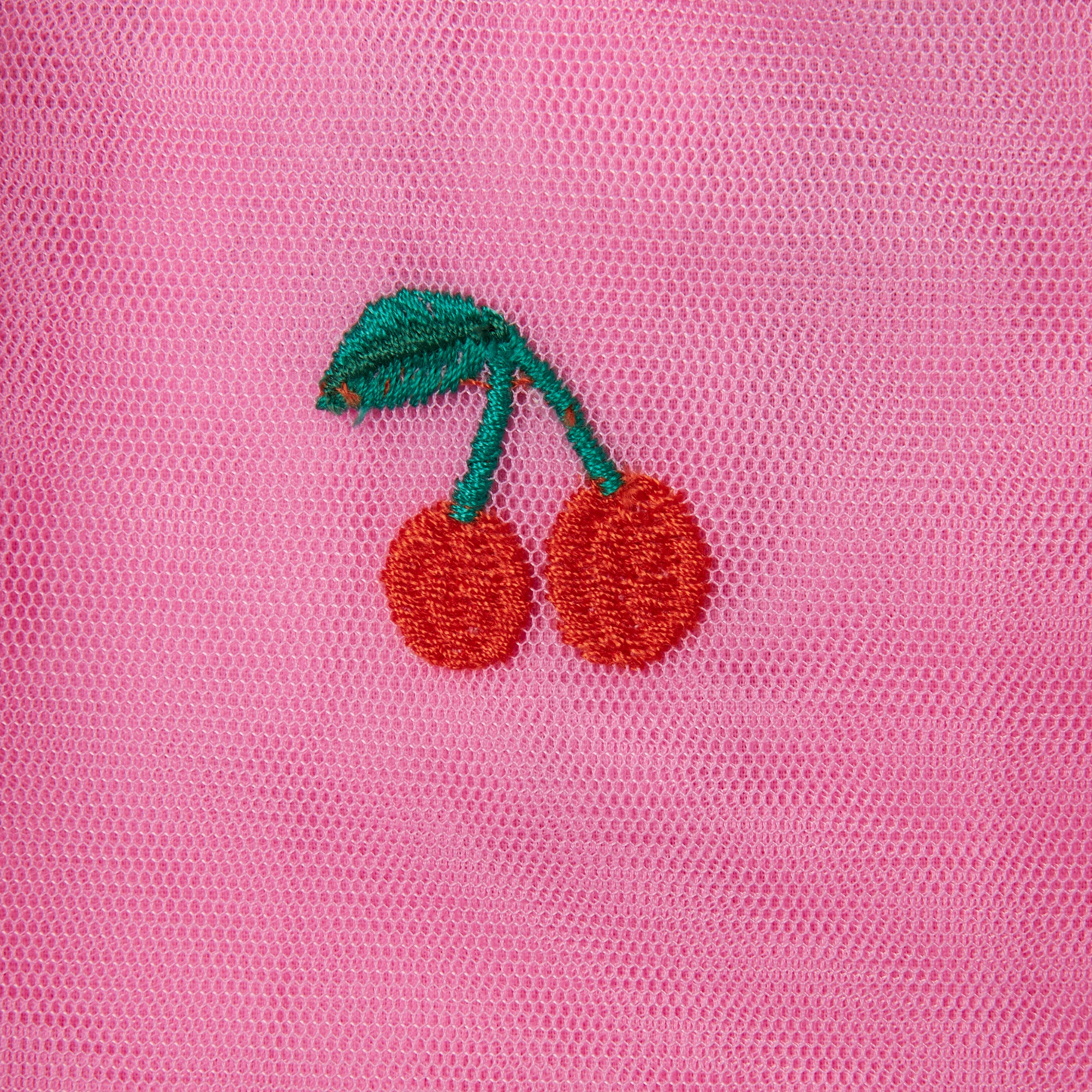 Stella McCartney Kids Girls Pink Cherry Skirt Stella McCartney Kids Girls Pink Cherry Skirt