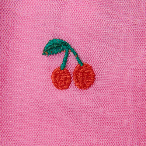 Stella McCartney Kids Girls Pink Cherry Skirt Stella McCartney Kids Girls Pink Cherry Skirt