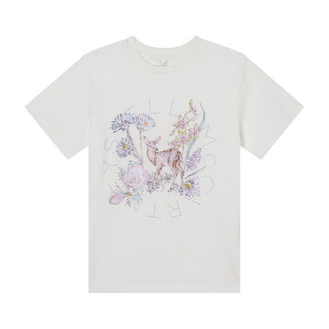 Stella McCartney Kids Girls White Fairy T-Shirt Stella McCartney Kids Girls White Fairy T-Shirt