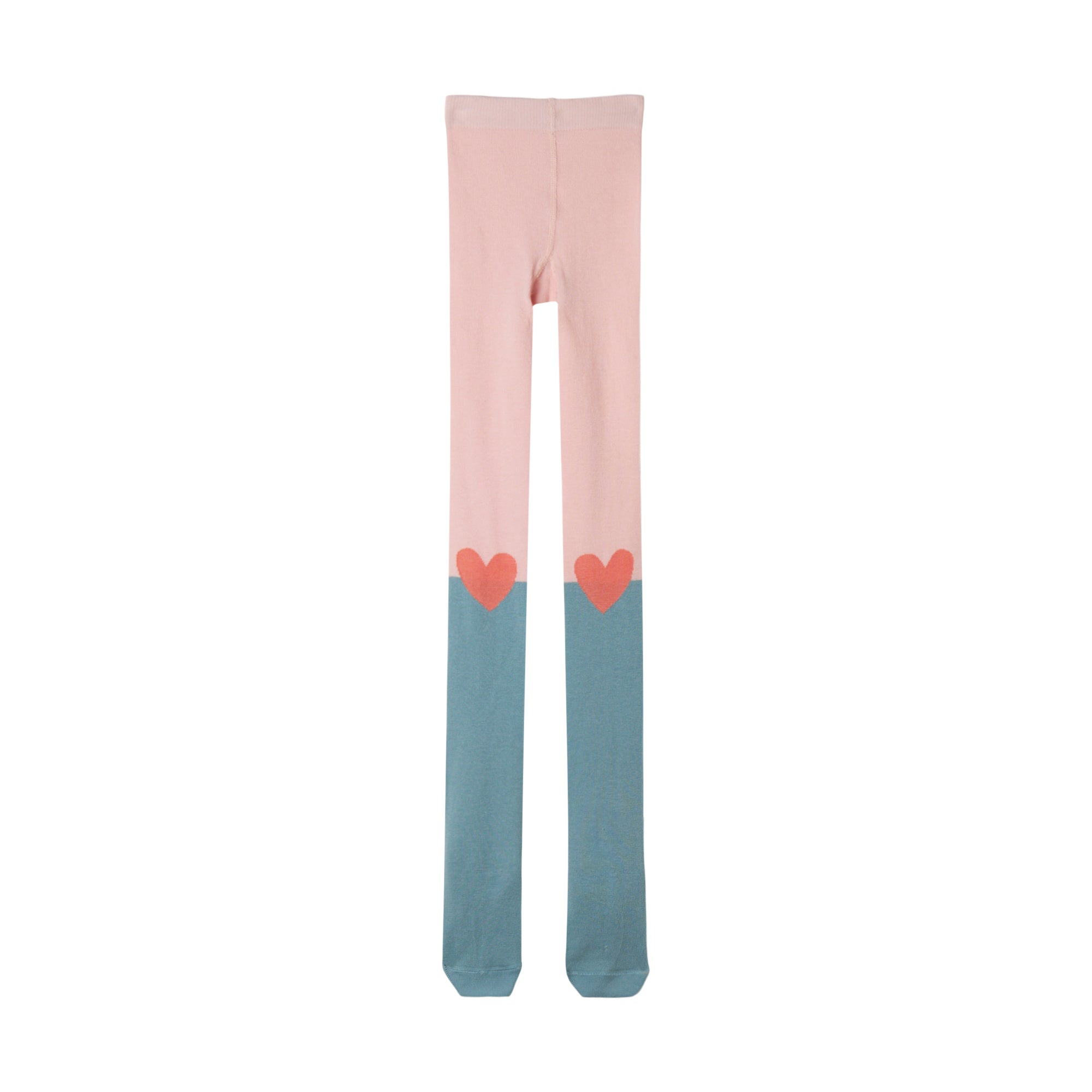 Stella McCartney Kids Girls Green Heart Tights Stella McCartney Kids Girls Green Heart Tights