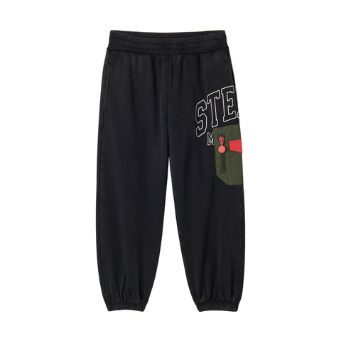 Stella McCartney Kids Boys Black Joggers Stella McCartney Kids Boys Black Joggers
