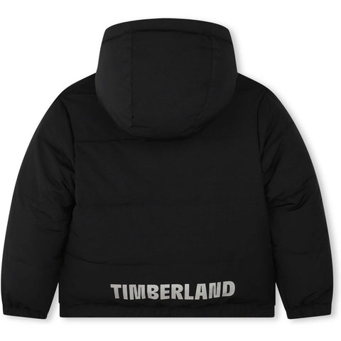 Timberland Kids Boys Red/ Black Reversible Puffer Coat Timberland Kids Boys Red/ Black Reversible Puffer Coat