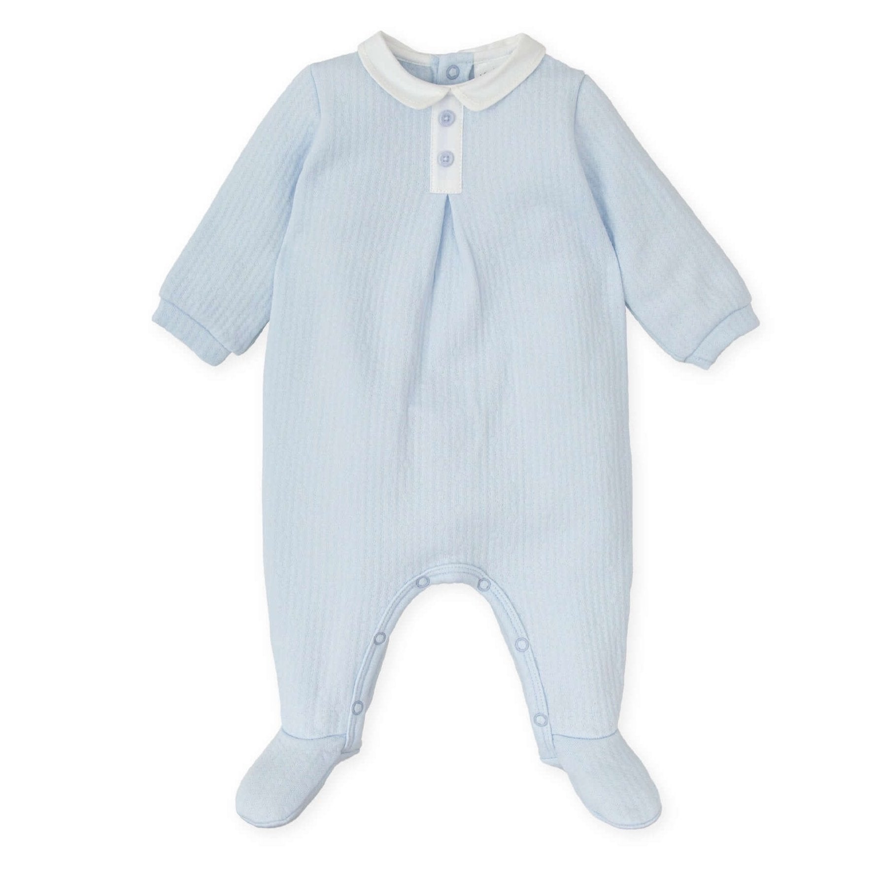 Tutto Piccolo Baby Boys Blue Babygrow Tutto Piccolo Baby Boys Blue Babygrow