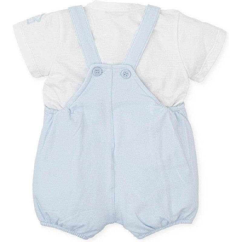 Tutto Piccolo Baby Boys Blue Dungaree Set Tutto Piccolo Baby Boys Blue Dungaree Set