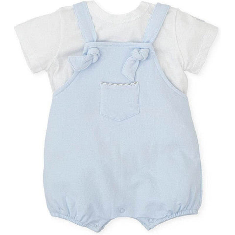Tutto Piccolo Baby Boys Blue Dungaree Set Tutto Piccolo Baby Boys Blue Dungaree Set