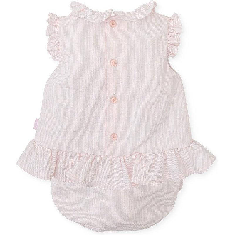 Tutto Piccolo Girls Pink Dress & Bloomers Tutto Piccolo Girls Pink Dress & Bloomers