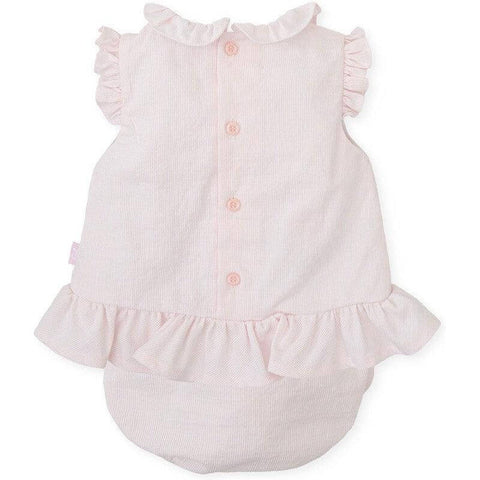 Tutto Piccolo Girls Pink Dress & Bloomers Tutto Piccolo Girls Pink Dress & Bloomers
