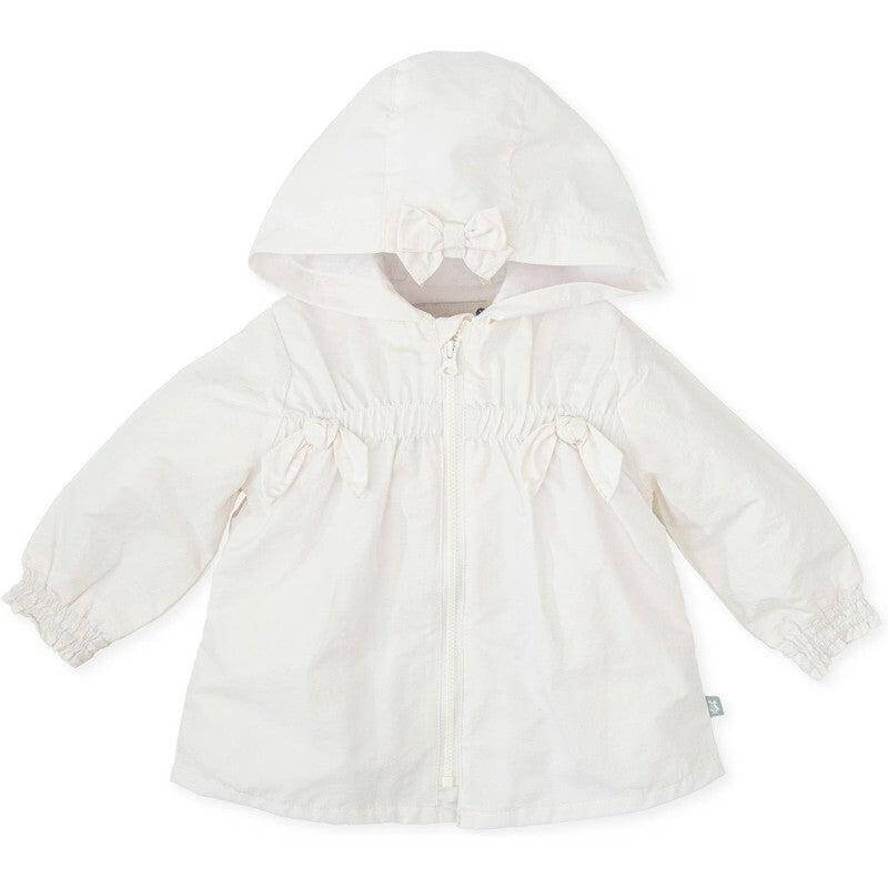 Tutto Piccolo Girls White Bow Jacket Tutto Piccolo Girls White Bow Jacket