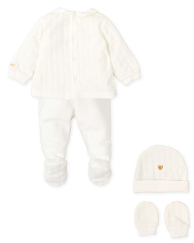 Tutto Piccolo Baby Boys Cream Set Tutto Piccolo Baby Boys Cream Set
