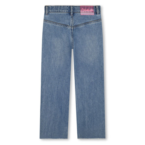 Billieblush Girls Denim Sequin Jeans Billieblush Girls Denim Sequin Jeans