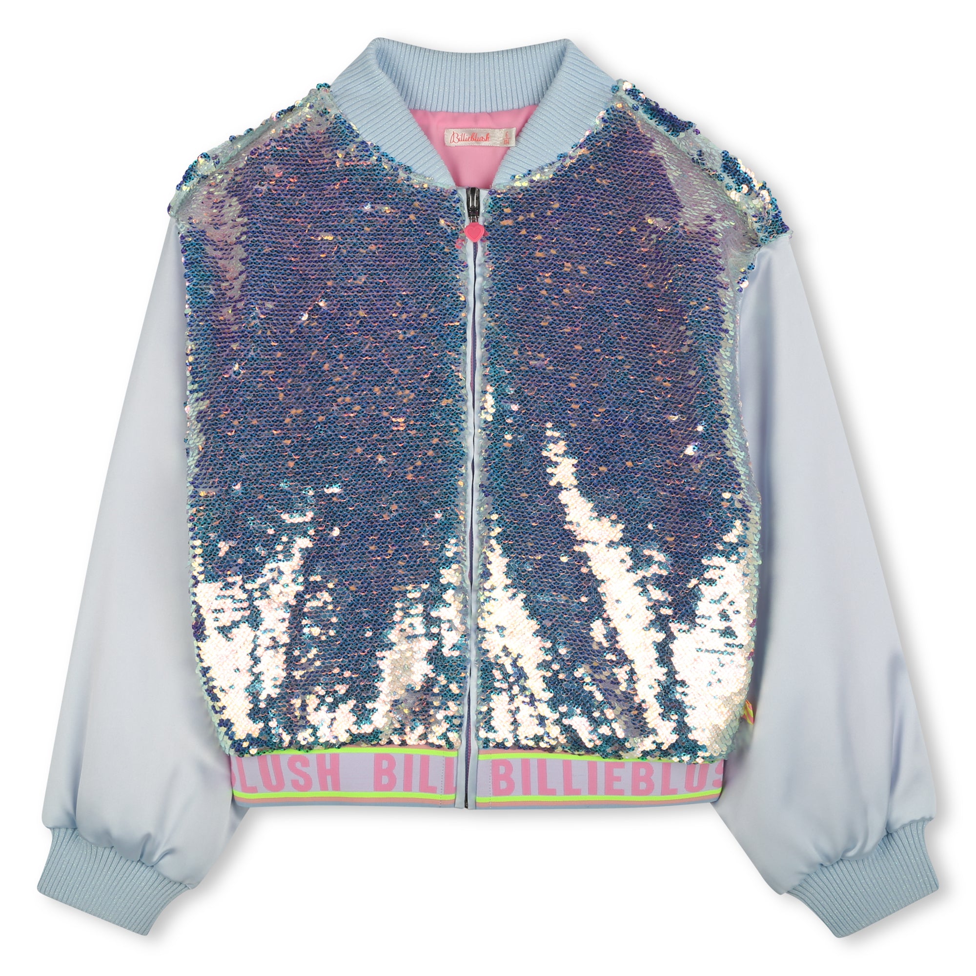 Billieblush Girls Sequin Bomber Jacket Billieblush Girls Sequin Bomber Jacket