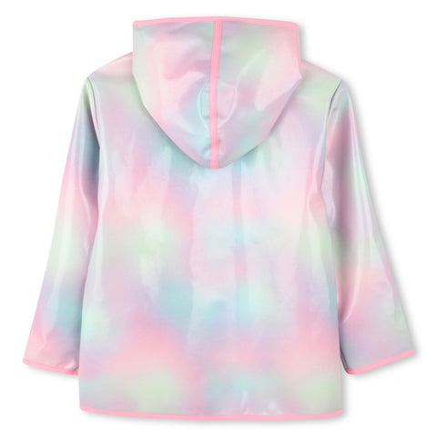 Billieblush Girls Pink Tie Dye Rain Coat Billieblush Girls Pink Tie Dye Rain Coat
