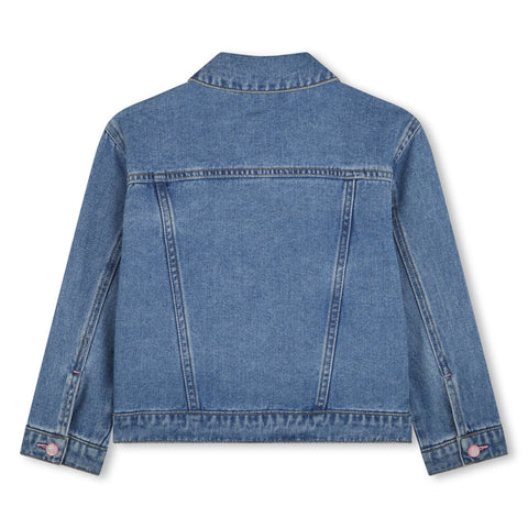 Billieblush Girls Denim Sequin Jacket Billieblush Girls Denim Sequin Jacket