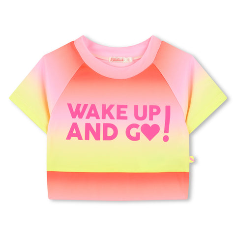 BILLIEBLUSH Girls Orange Tie Dye Sport Top BILLIEBLUSH Girls Orange Tie Dye Sport Top