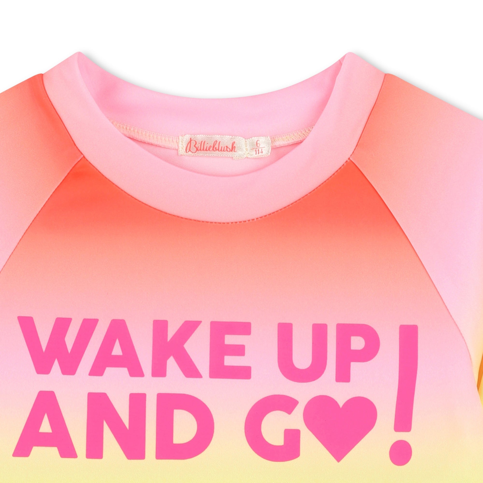 BILLIEBLUSH Girls Orange Tie Dye Sport Top BILLIEBLUSH Girls Orange Tie Dye Sport Top