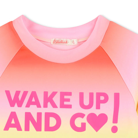 BILLIEBLUSH Girls Orange Tie Dye Sport Top BILLIEBLUSH Girls Orange Tie Dye Sport Top