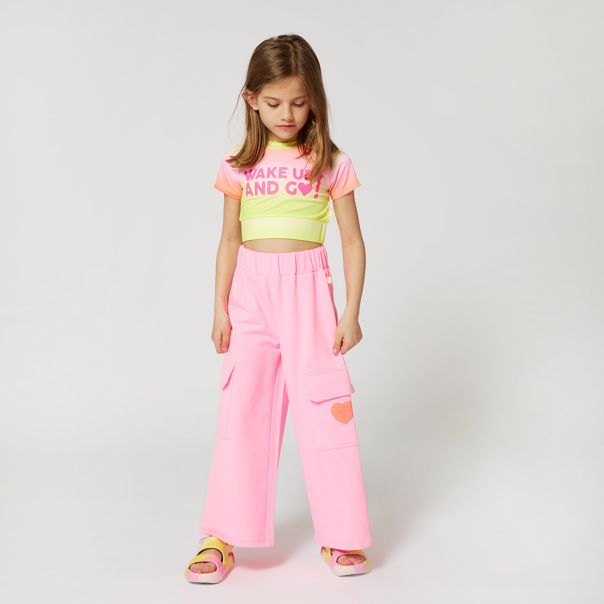 BILLIEBLUSH Girls Orange Tie Dye Sport Top BILLIEBLUSH Girls Orange Tie Dye Sport Top