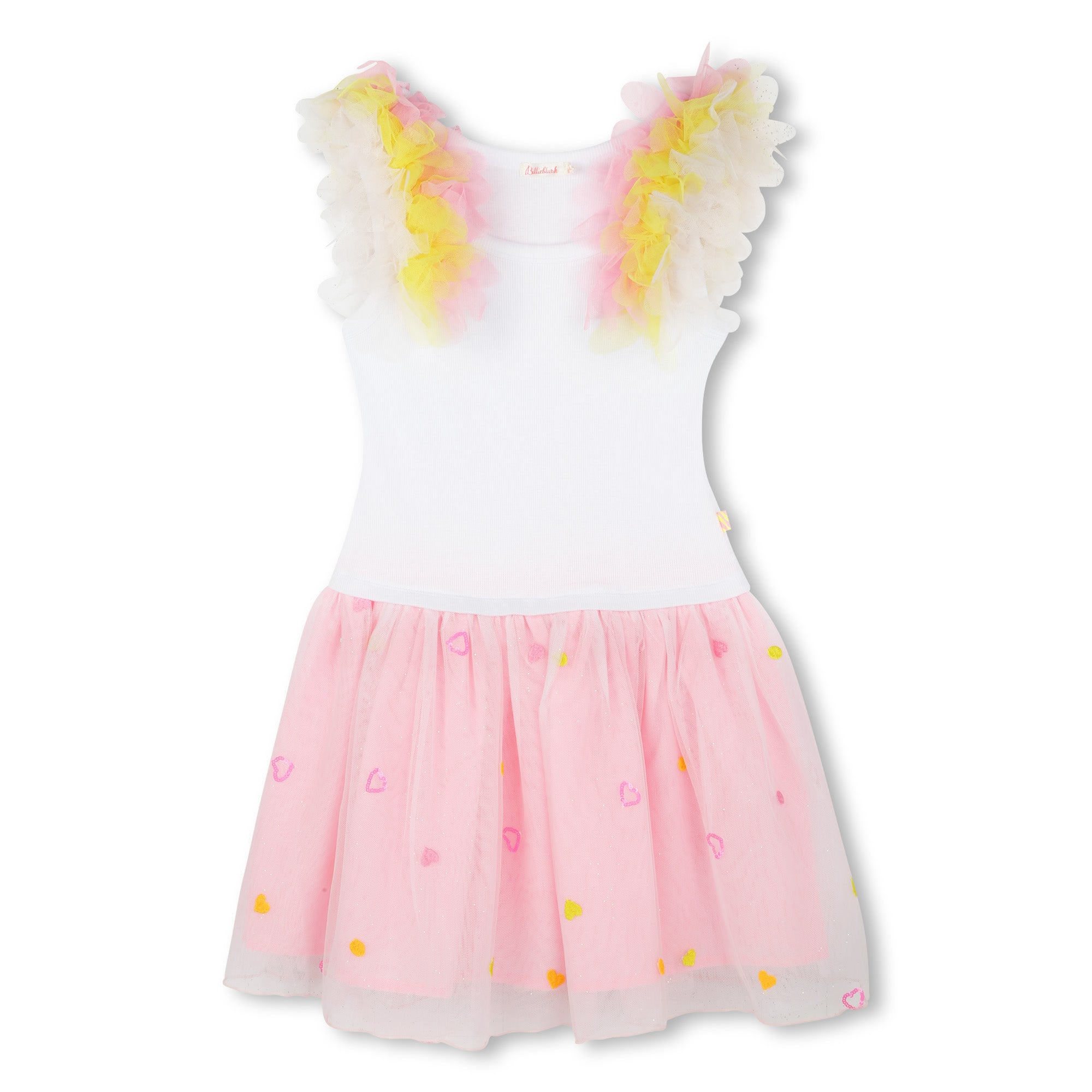 Billieblush Girls White Tulle Dress Billieblush Girls White Tulle Dress
