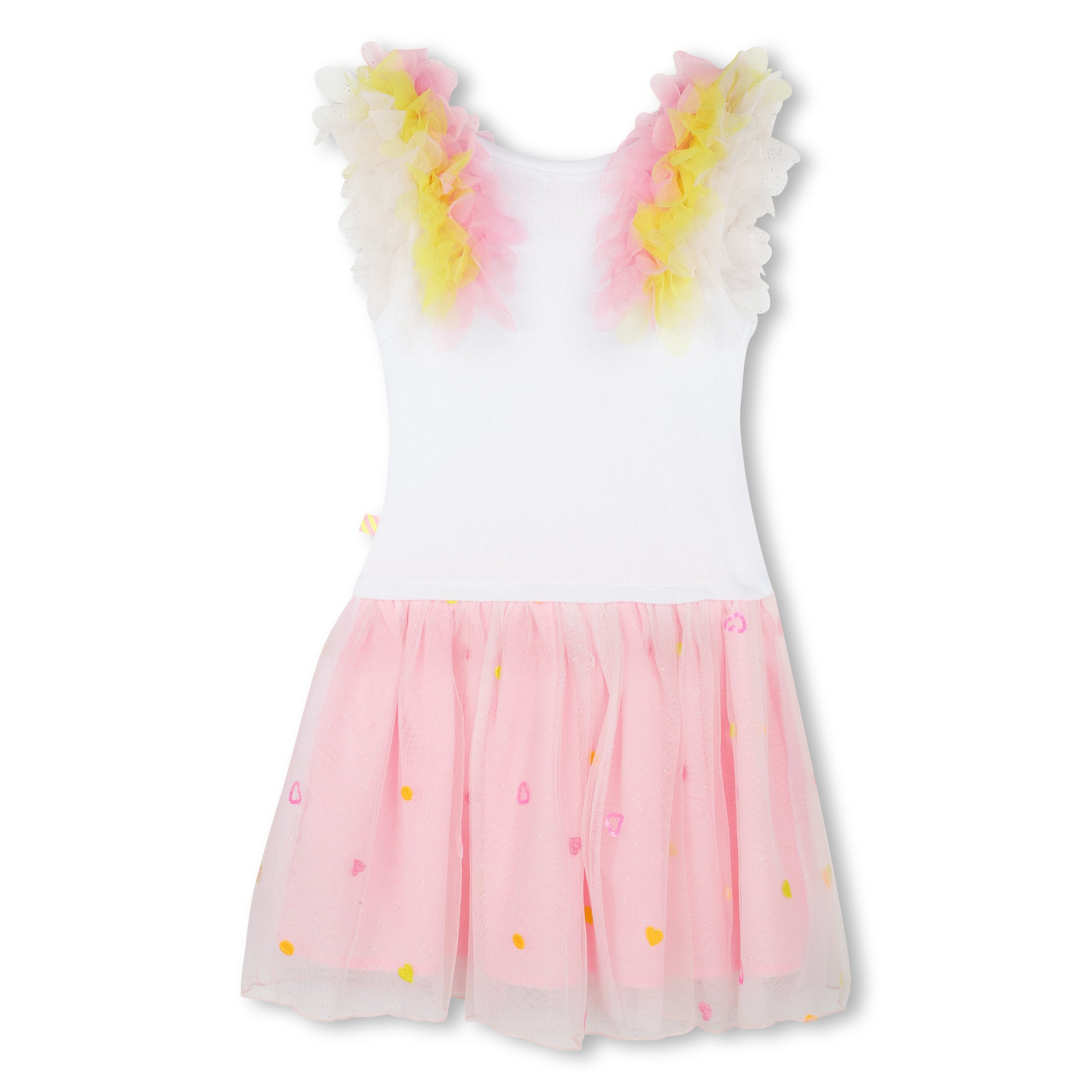 Billieblush Girls White Tulle Dress Billieblush Girls White Tulle Dress