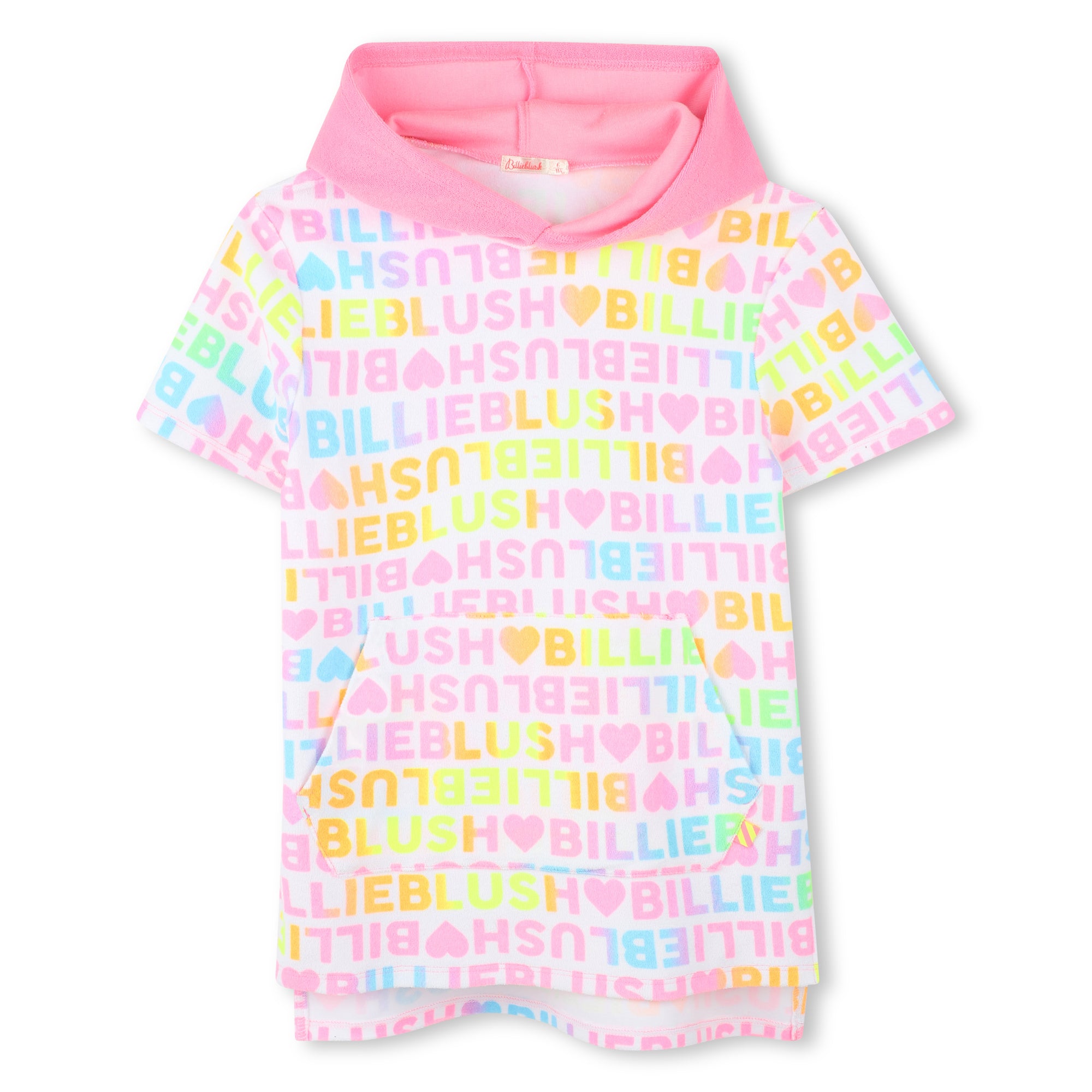 Billieblush Girls White Logo Dress Billieblush Girls White Logo Dress