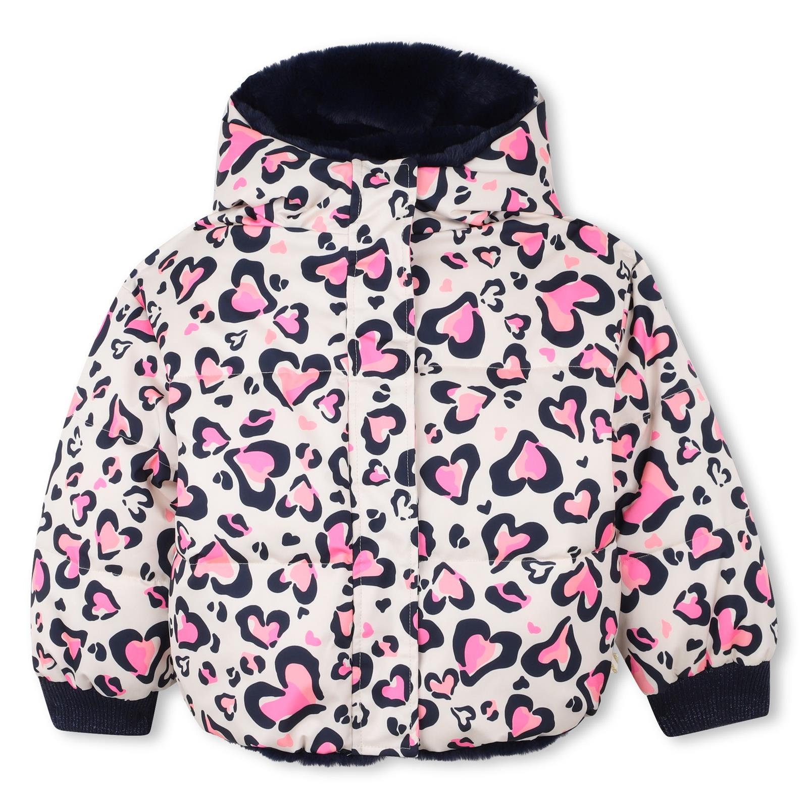 BILLIEBLUSH Girls Pink Heart Reversible Jacket BILLIEBLUSH Girls Pink Heart Reversible Jacket