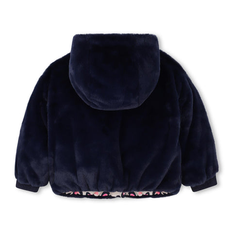 BILLIEBLUSH Girls Pink Heart Reversible Jacket BILLIEBLUSH Girls Pink Heart Reversible Jacket