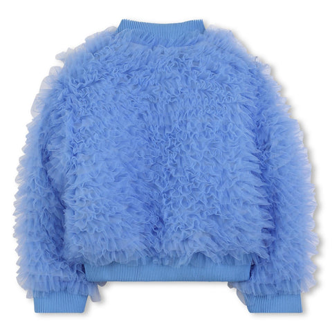 BILLIEBLUSH Girls Blue Tulle Bomber BILLIEBLUSH Girls Blue Tulle Bomber