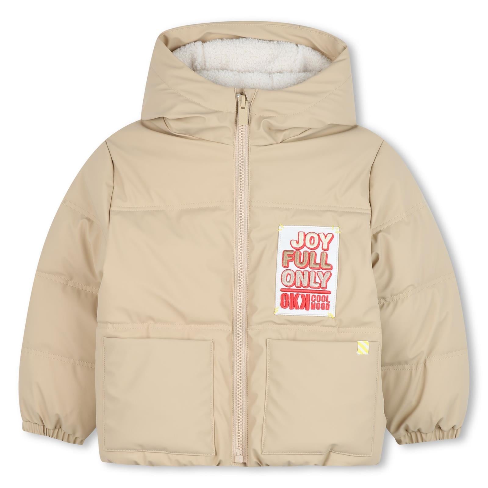 BILLIEBLUSH Boys Beige Puffer Jacket BILLIEBLUSH Boys Beige Puffer Jacket