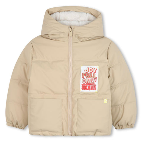 BILLIEBLUSH Boys Beige Puffer Jacket BILLIEBLUSH Boys Beige Puffer Jacket
