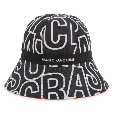 Marc Jacobs Boys Black & White Reversible Bucket Hat Marc Jacobs Boys Black & White Reversible Bucket Hat
