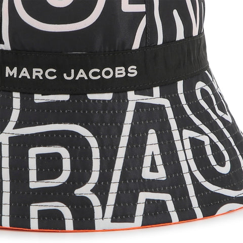 Marc Jacobs Boys Black & White Reversible Bucket Hat Marc Jacobs Boys Black & White Reversible Bucket Hat