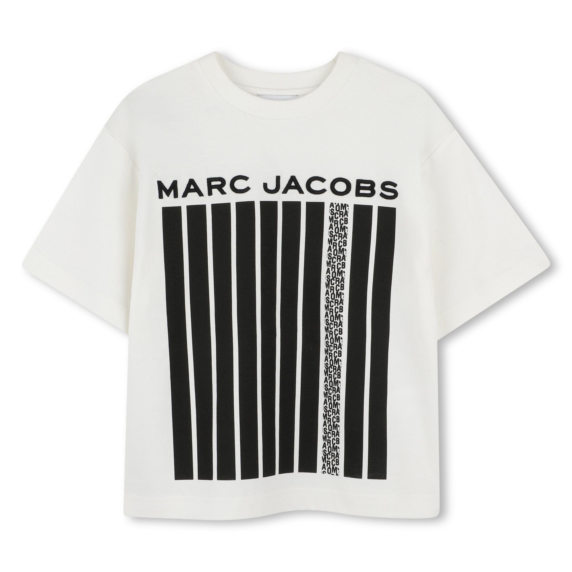 Marc Jacobs Boys White Barcode T-Shirt Marc Jacobs Boys White Barcode T-Shirt