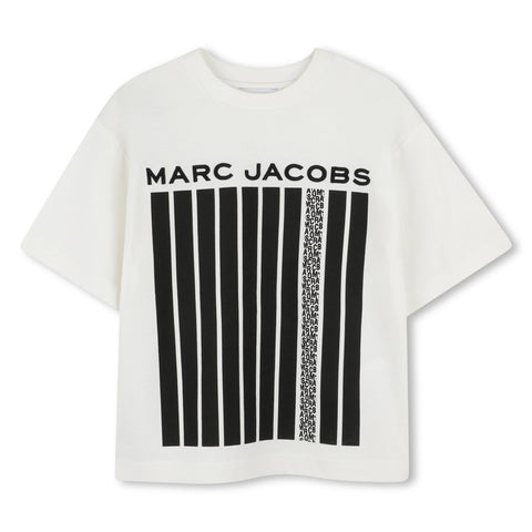Marc Jacobs Boys White Barcode T-Shirt Marc Jacobs Boys White Barcode T-Shirt