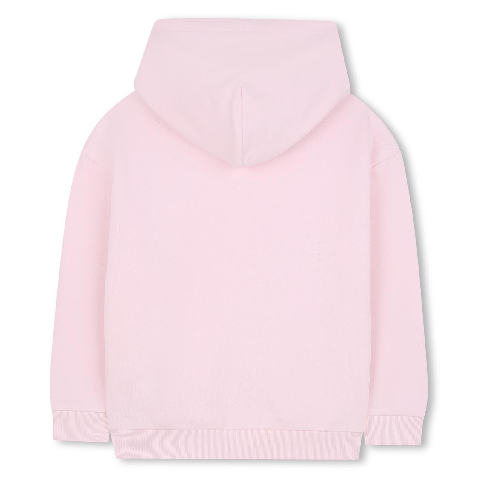 Marc Jacobs Girls Pink Jewelled Hoody Marc Jacobs Girls Pink Jewelled Hoody