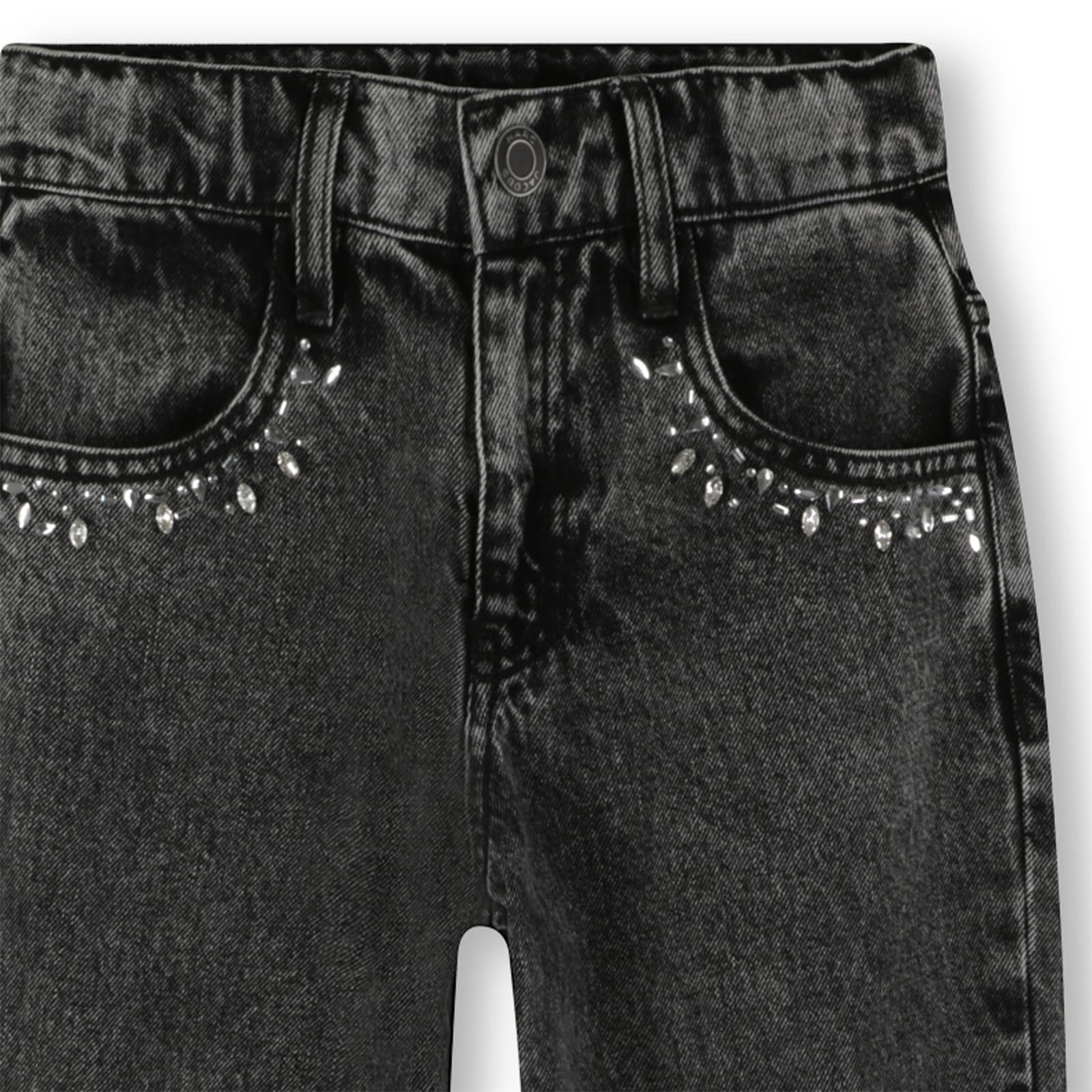 Marc Jacobs Girls Black Jewelled Jeans Marc Jacobs Girls Black Jewelled Jeans