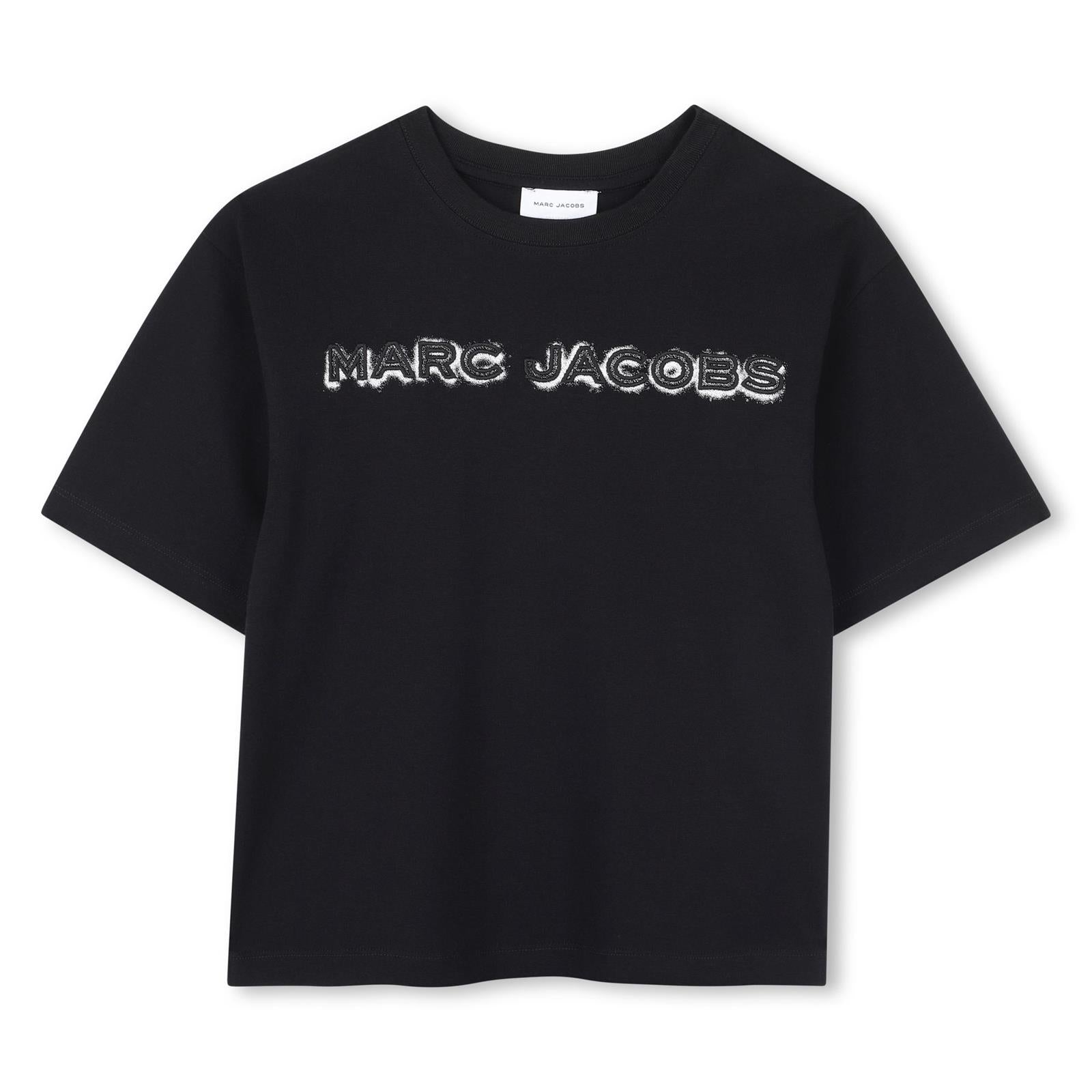 Marc Jacobs Boys Black Logo T-Shirt Marc Jacobs Boys Black Logo T-Shirt