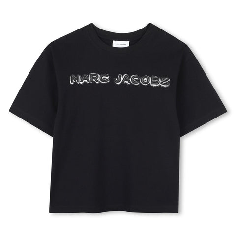 Marc Jacobs Boys Black Logo T-Shirt Marc Jacobs Boys Black Logo T-Shirt