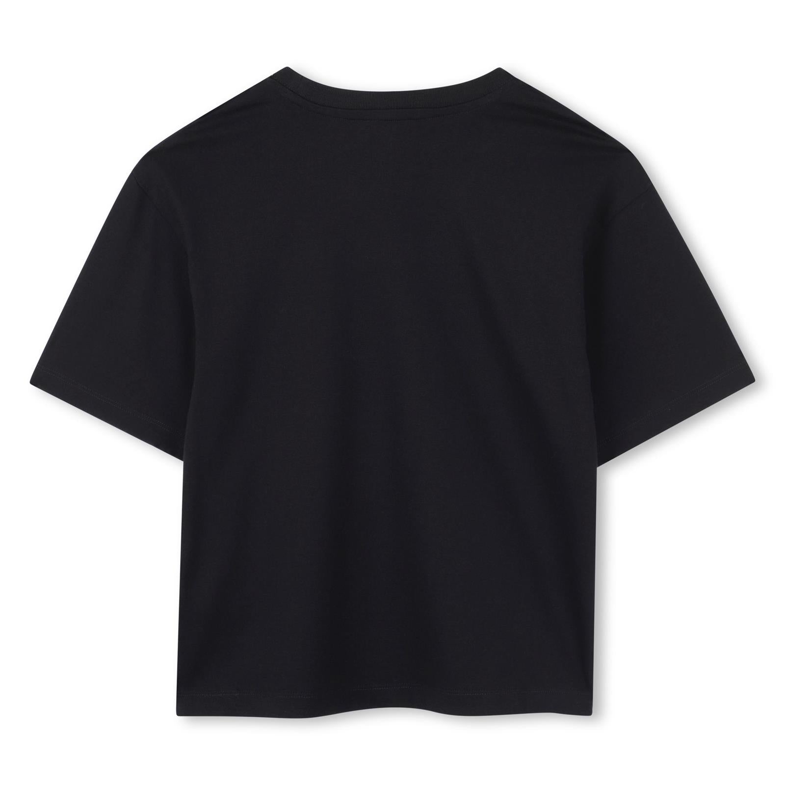 Marc Jacobs Boys Black Logo T-Shirt Marc Jacobs Boys Black Logo T-Shirt