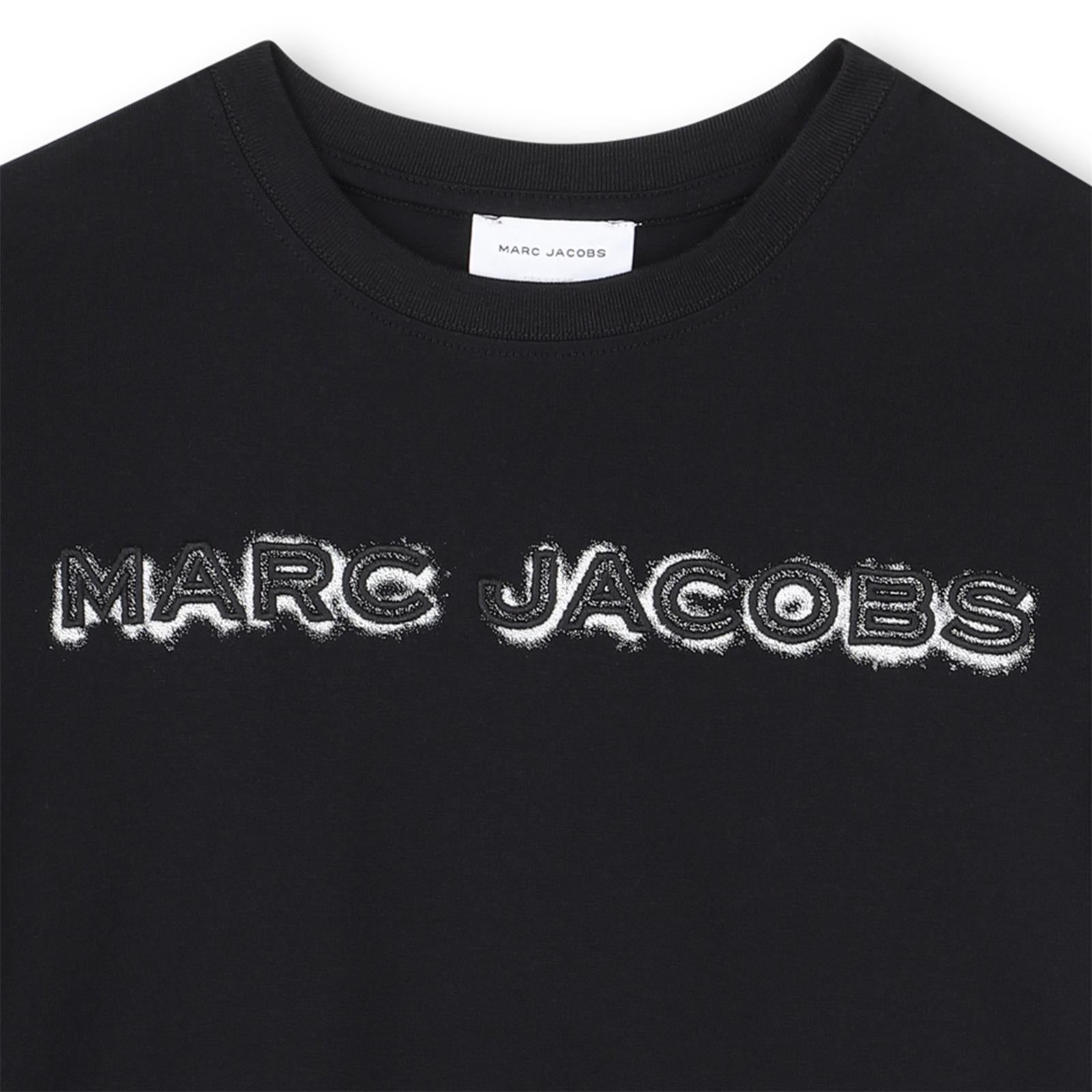 Marc Jacobs Boys Black Logo T-Shirt Marc Jacobs Boys Black Logo T-Shirt
