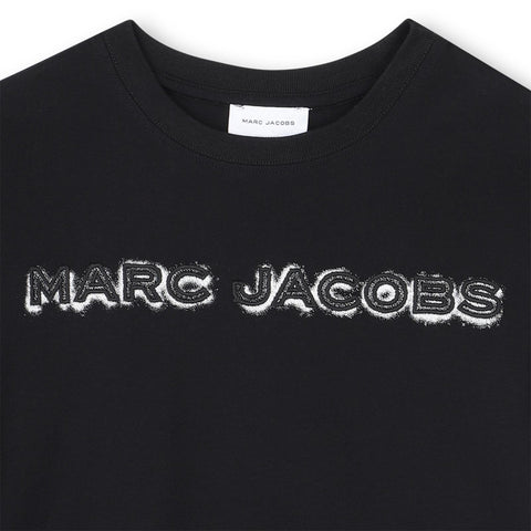 Marc Jacobs Boys Black Logo T-Shirt Marc Jacobs Boys Black Logo T-Shirt