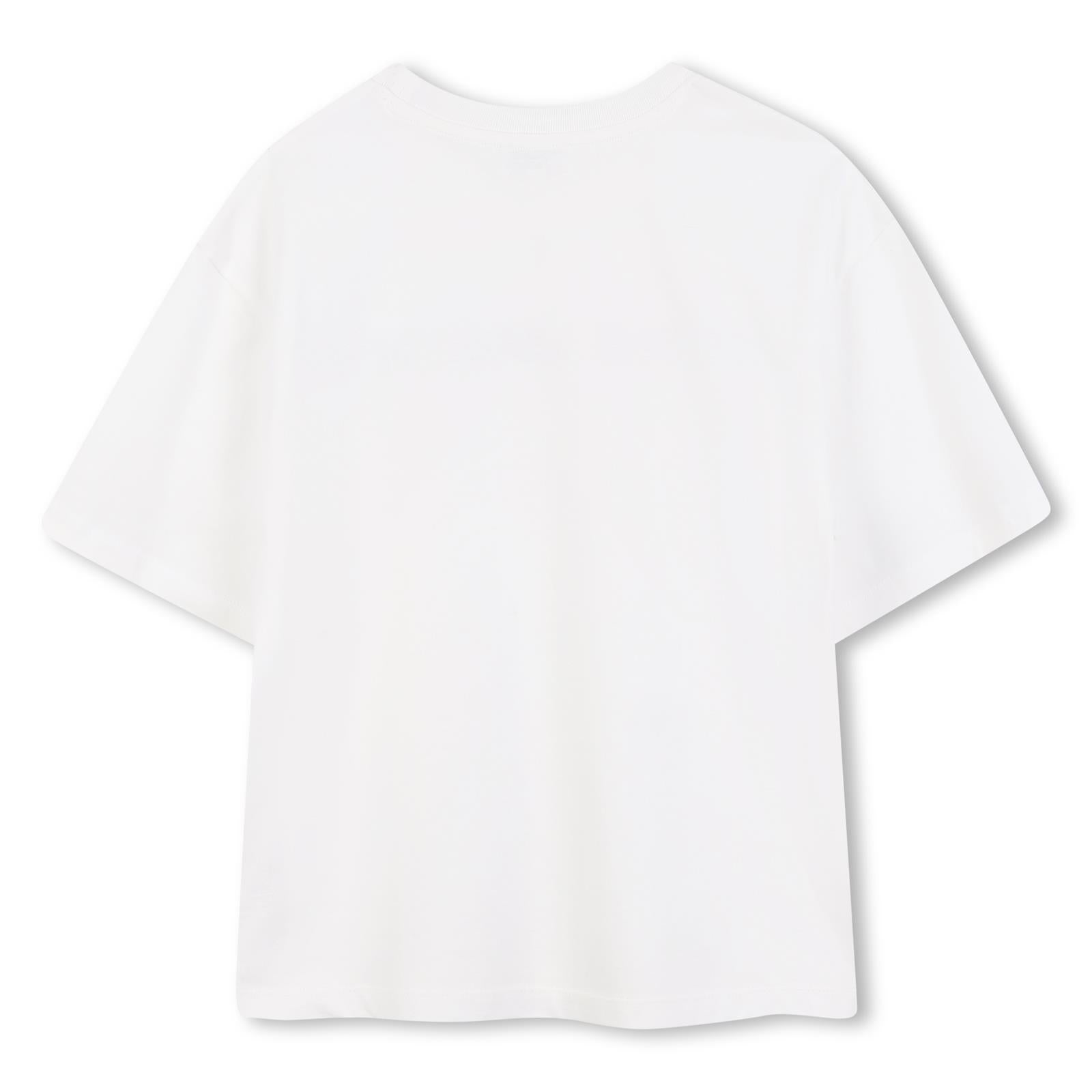 Marc Jacobs Boys White Logo T-Shirt Marc Jacobs Boys White Logo T-Shirt