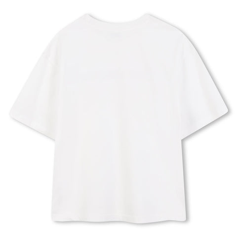 Marc Jacobs Boys White Logo T-Shirt Marc Jacobs Boys White Logo T-Shirt