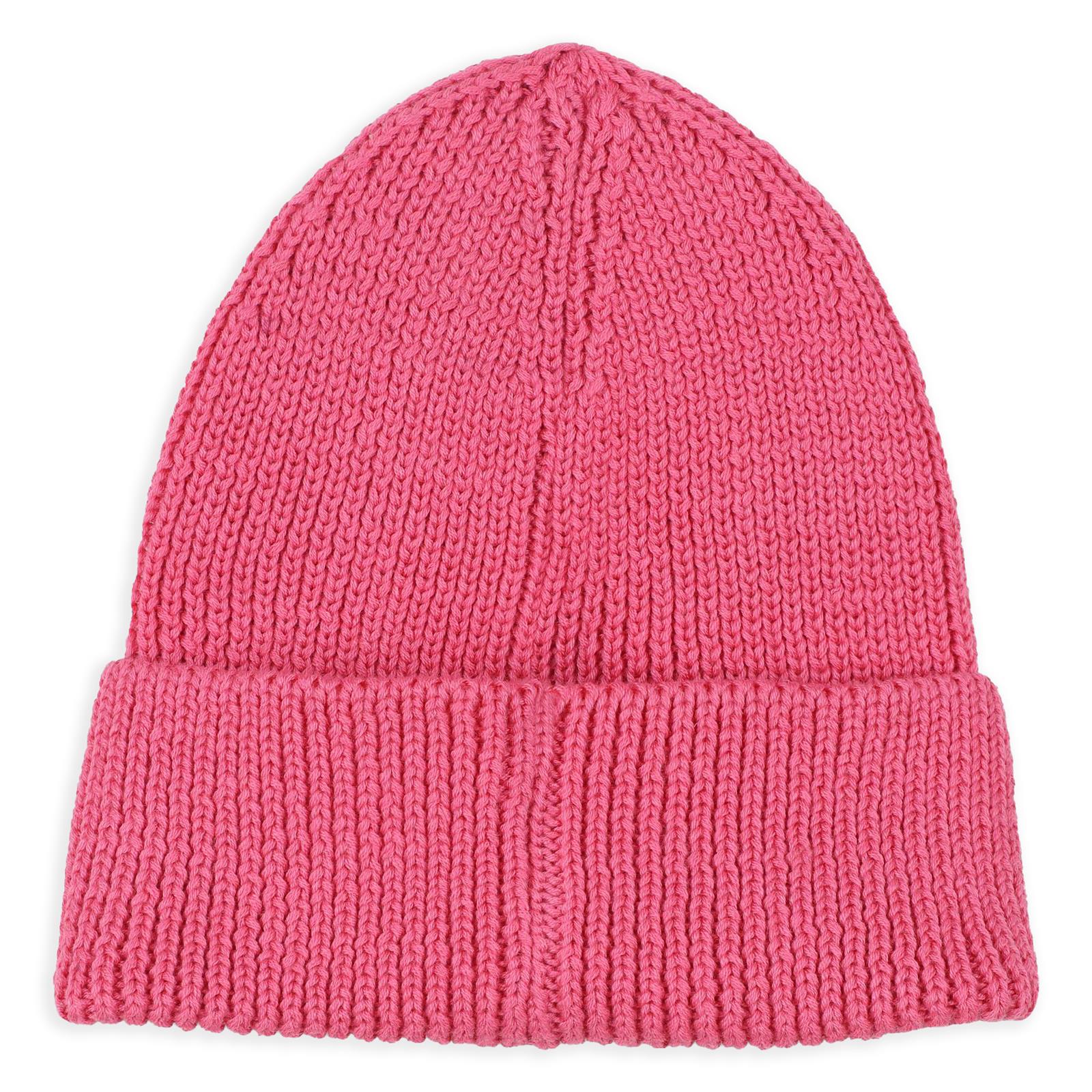 Marc Jacobs Girls Pink Jewelled Knit Hat Marc Jacobs Girls Pink Jewelled Knit Hat