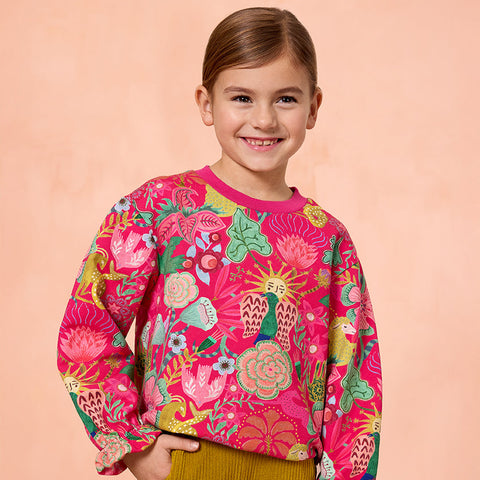 Oilily Girls Bright Rose Hoossel Tracksuit Oilily Girls Bright Rose Hoossel Tracksuit