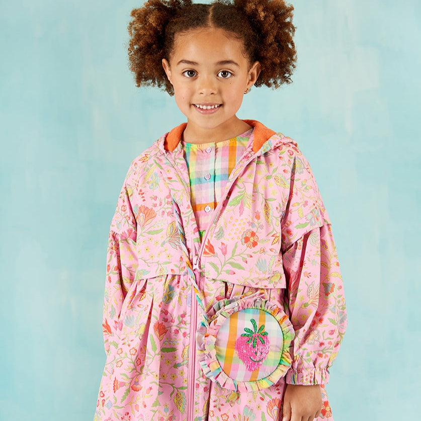 Oilily Girls Pink Cranberry Coat Oilily Girls Pink Cranberry Coat