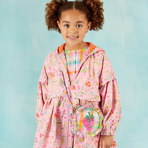 Oilily Girls Pink Cranberry Coat Oilily Girls Pink Cranberry Coat