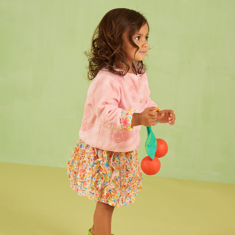 Oilily Girls Green Floral Skirt Oilily Girls Green Floral Skirt