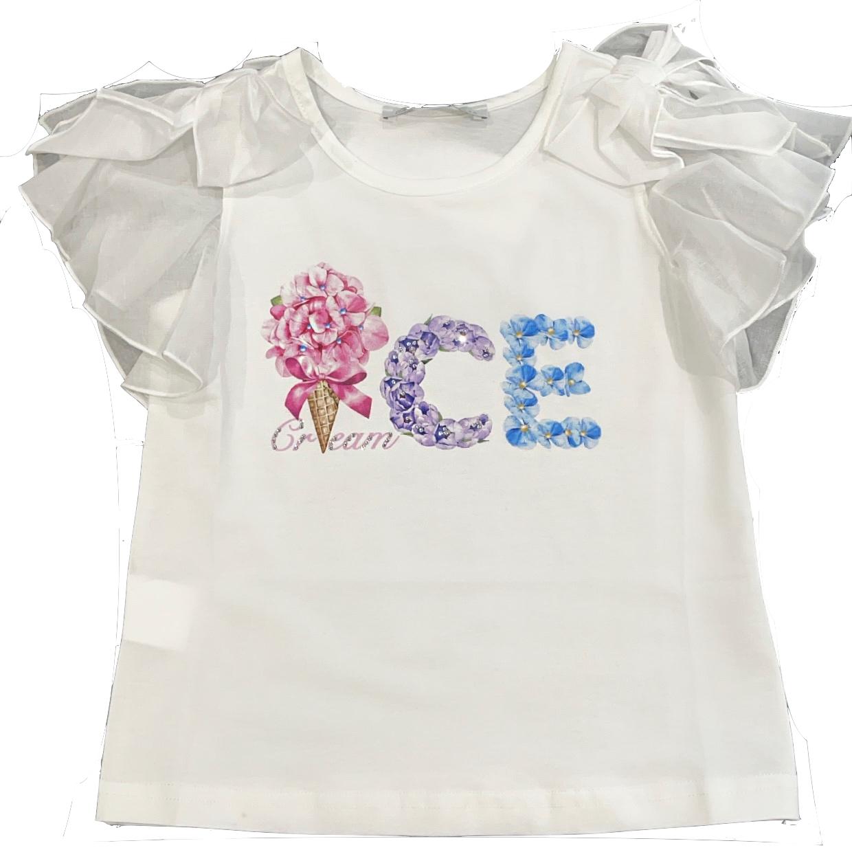 Balloon Chic Girls Ice Cream T-Shirt Balloon Chic Girls Ice Cream T-Shirt