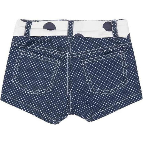 Balloon Chic Girls Navy Polka Dot Shorts Balloon Chic Girls Navy Polka Dot Shorts